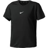 Børnetøj Nike Dri-FIT One Short-Sleeve T-shirt Kids - Black/White
