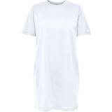 12 - Hvid Kjoler Only May June Short Sleeve Dress - Bright White