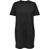 16 Kjoler Only May June Short Sleeve Dress - Black