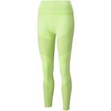 Dame - Gul - Nylon Bukser & Shorts Puma Seamless High Waist 7/8 Leggings Women - Lime