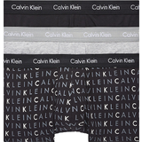 Calvin Klein Herre Underbukser Calvin Klein Cotton Stretch Low Rise Trunks 3-pack - Black/Grey Heather/Subdued Logo