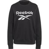 Reebok 8 Overdele Reebok Identity Logo French Terry Crew Sweatshirt - Black