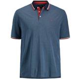 Jack & Jones Classic Plus Size Polo Shirt - Blue/Denim Blue