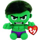 Superhelt - Tyggelegetøj TY Beanie Babies Marvel Hulk 17cm