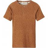Lil'Atelier Geo T-shirt - Tobacco Brown (13197583)