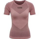 Hummel Pink T-shirts & Toppe Hummel First Seamless Jersey Women - Dusty Rose