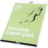 Skitse- & Tegneblok Creativ Company Drawing Pad White A4 120gr, 30 Sheets