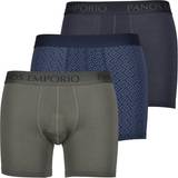 Panos Emporio Blå Undertøj Panos Emporio Base Bamboo Cotton Boxer 3-pack - Grey/Olive/Blue