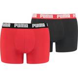 Puma Boxsershorts tights - Herre Underbukser Puma Basic Boxer 2-pack - Black/Red