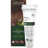 Blødgørende - Fri for mineralsk olie Hårfarver & Farvebehandlinger Logona Herbal Hair Colour Cream #230 Chestnut Brown 150ml