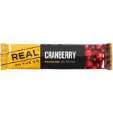 Tranebær Bars Real On The Go Cranberry Protein Bar 1 stk