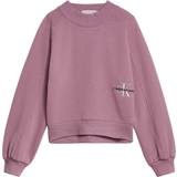 Calvin Klein Sweatshirts Børnetøj Calvin Klein Oversized Cotton Sweatshirt - Dusky Orchid (IG0IG01270VCB)