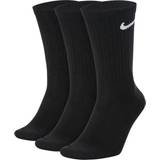Sports-BH'er - Træningstøj Undertøj Nike Everyday Lightweight Training Crew Socks 3-pack - Black/White
