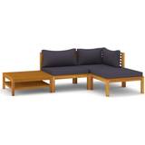 Havemøbel vidaXL 3086893 Loungesæt, 1 borde inkl. 2 sofaer