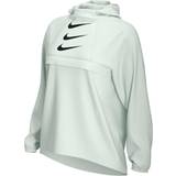 Nike Dame - Hoodies - Træningstøj Sweatere Nike Run Division Packable Hoodie Jacket Women - Barely Green/Black