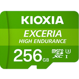 256 GB - V30 Hukommelseskort Kioxia Exceria High Endurance microSDXC Class 10 UHS-I U3 V30 A1 256GB