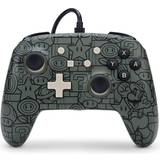 PowerA Sort Spil controllere PowerA Nintendo Switch Enhanced Wired Controller - Power-Up Mario