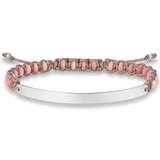 Tekstil Armbånd Thomas Sabo Love Bridge Bracelet - Silver/Brown/Pink