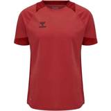 Mesh - Rød Overdele Hummel Lead Short Sleeve Poly Training Jersey Men - True Red