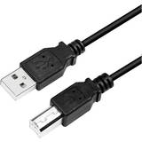 LogiLink Skærmet - USB-kabel Kabler LogiLink USB A - USB B 2.0 2m