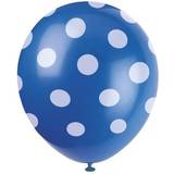 Unique Party Blå polkaprikket ballonpakke