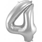 Balloner Folat Ballontal Sølv 4