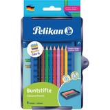 Pelikan Farveblyanter Pelikan Buntstifte wasservermalbar 8 Farben Kreativetage FSC