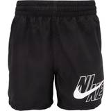 XL Badetøj Nike Junior 4" Volley Swim Shorts - Black/Silver