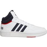 Adidas 45 - Herre - Imiteret læder Sneakers adidas Hoops 3.0 Mid Classic Vintage M - Cloud White/Legend Ink/Vivid Red