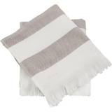 Meraki Håndklæder Meraki Barbarum 2-pack Gæstehåndklæde Hvid (100x50cm)