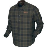 Grøn - Ternede - Uld Tøj Härkila Metso Active Shirt - Willow Green Check