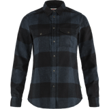 Dame - Uld Skjorter Fjällräven Canada Shirt W - Navy/Black