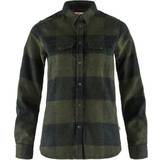 32 - Polyamid - Ternede Tøj Fjällräven Canada Shirt W - Deep Forest/Dark Grey