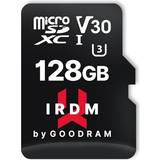 GOODRAM U3 Hukommelseskort GOODRAM IRDM M3AA microSDXC Class 10 UHS-I U3 V30 100/70MB/s 128GB