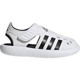 31½ Sandaler adidas Kid's Summer Closed Toe Water Sandals - Cloud White/Core Black/Cloud White