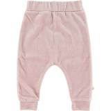Pink - Velour Børnetøj Smallstuff Velour Pants - Powder (AW20-045-18)