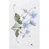 Blomstrede Håndklæder Koustrup & Co. Anemone Viskestykke Blå (70x48cm)