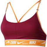 Nike Dri-Fit Indy Logo Sport Bra Women - Berry/Orange
