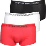 Emporio Armani Logo Band Boxer Briefs 3-pack - Black/White/Red