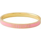 Design Letters Word Candy Bangle - Gold/Pink