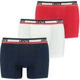 Levi's Rød Undertøj Levi's Basic Sportswear Logo Boxer Brief - 3 pack - White/Blue/Red