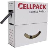 CellPack Elektronikskabe CellPack 127027 Krympeslange uden lim Sort 1.60 mm 0.80 mm Krympningshastighed:2:1 15 m