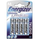 AA (LR06) - Batterier Batterier & Opladere Energizer AA Ultimate Lithium Compatible 4-pack