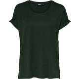 Dame - Grøn - Løs T-shirts & Toppe Only Moster Loose T-shirt - Green/Rosin