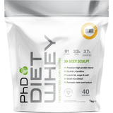 PhD Nutrition Pulver Proteinpulver PhD Nutrition DIET WHEY 1000 g -Salted Caramel