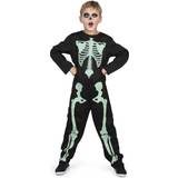Skeletter Dragter & Tøj Kostumer RIO Skeletdragt Glow Udklædning