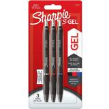 Sharpie Kuglepenne Sharpie Gelpenne S-Gel sort, blå, rød 0,7mm 3-Blister 12 stk