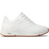 38 ½ - Læder Sneakers Skechers Arch Fit S Miles Mile Makers W - White