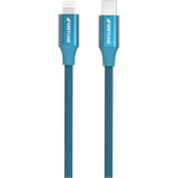 Lightning Kabler GreyLime Braided USB C-Lightning 1m