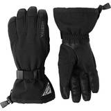 12 - Dame Handsker Hestra Powder Gauntlet 5-Finger Gloves - Black